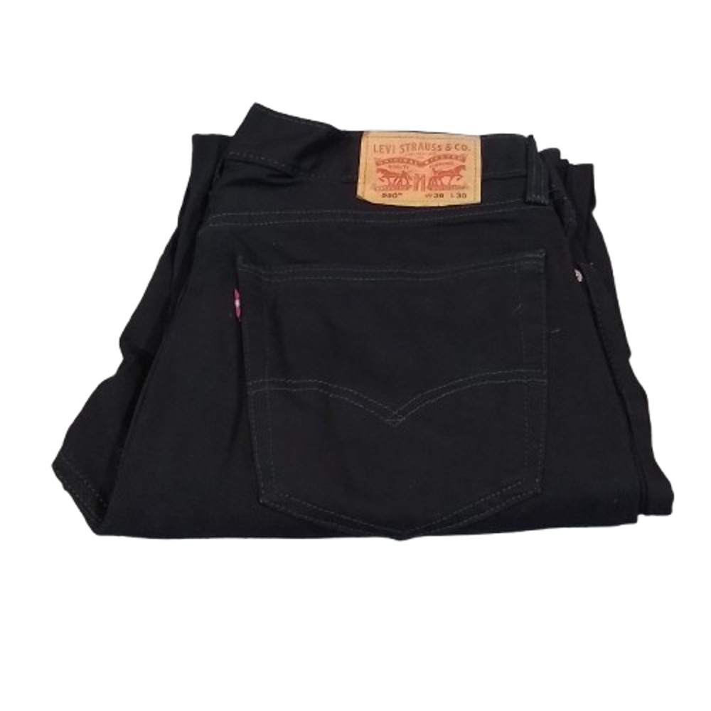 Men's Levi's 550 Relaxed Fit Jeans - Black - 36x30 - NWOT